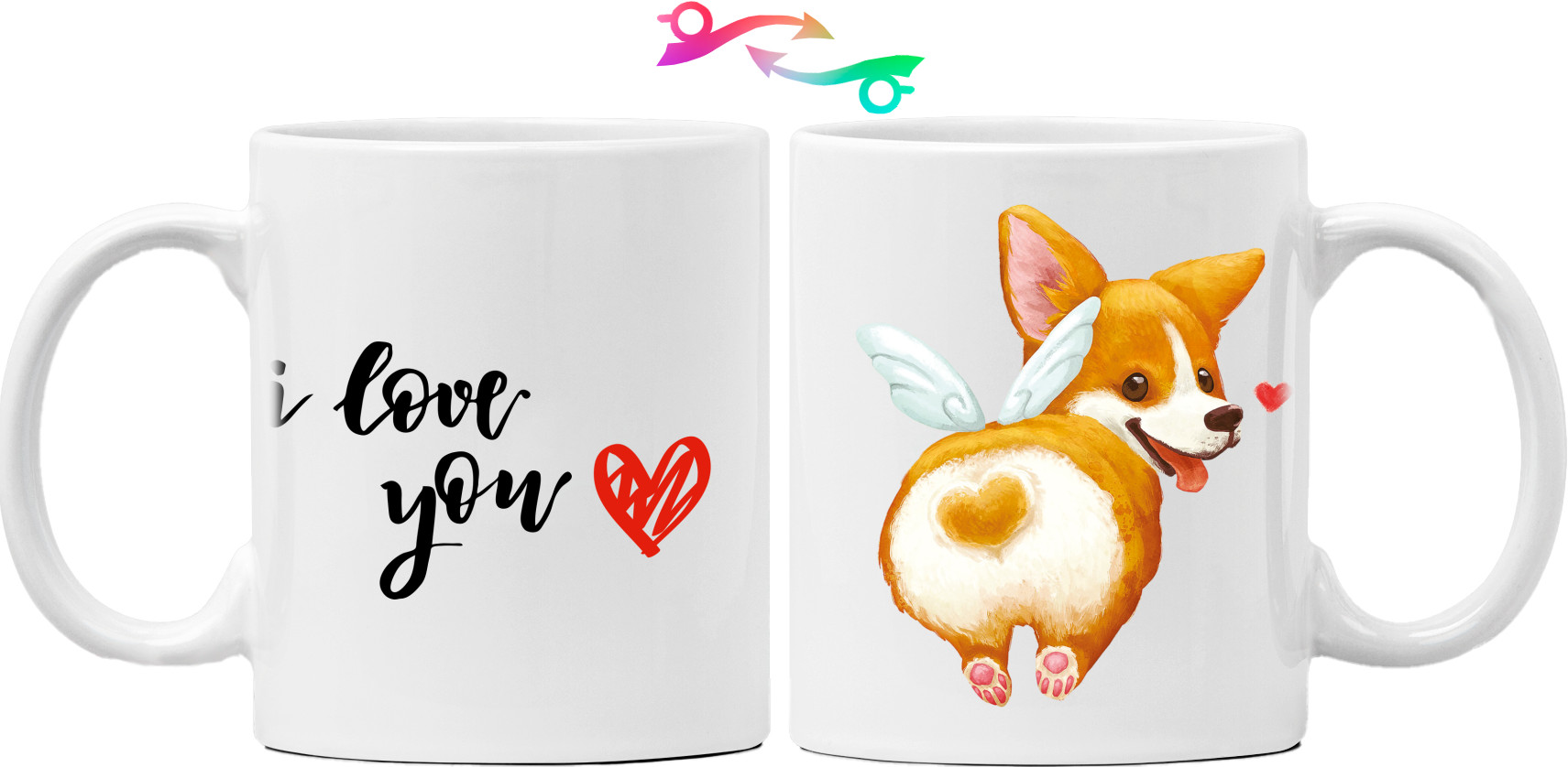 Mug - corgi angel - Mfest