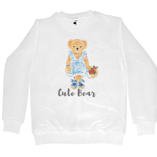 Men’s Premium Sweatshirt - Cute Bear, Teddy Bear - Mfest