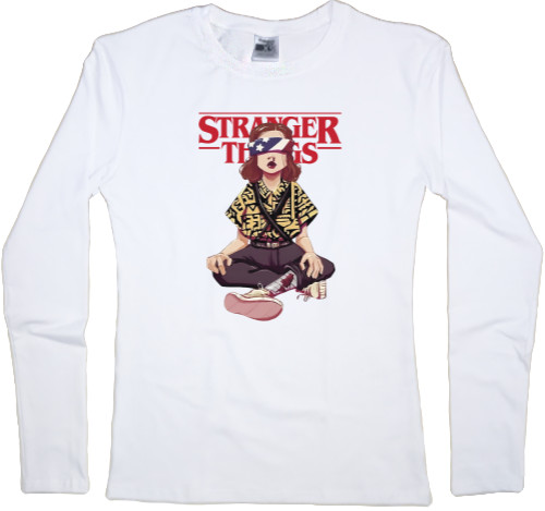 Women's Longsleeve Shirt - stranger things 8 - Mfest