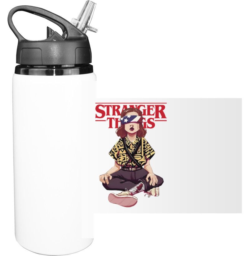 Sport Water Bottle - stranger things 8 - Mfest