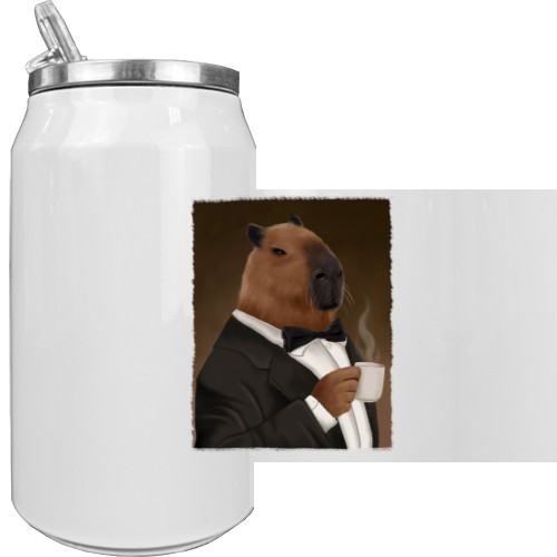 capybara with coffee