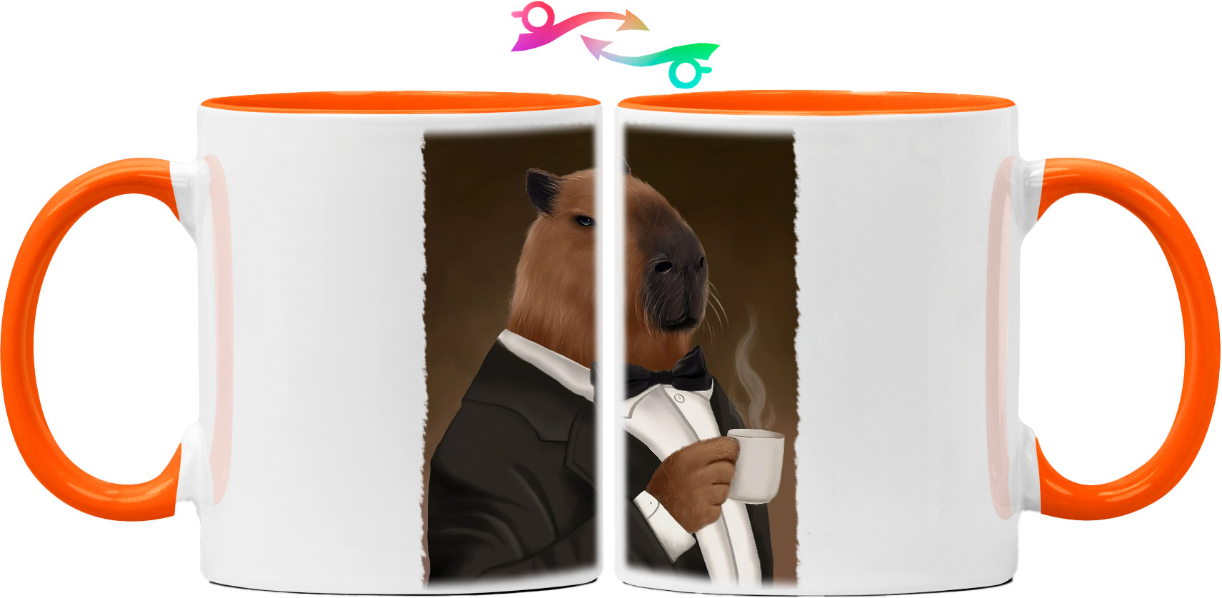 Mug - capybara with coffee - Mfest