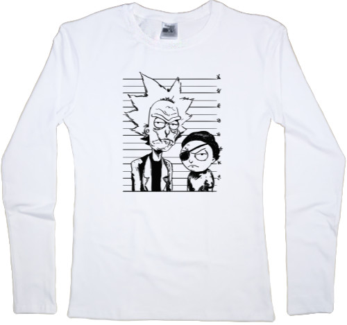 Women's Longsleeve Shirt - Rick and Morty - Mfest