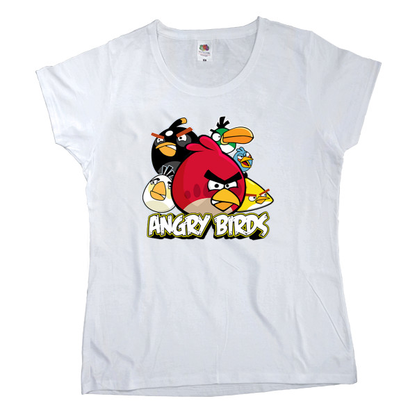 Women's T-shirt Fruit of the loom - Angry Birds - Mfest