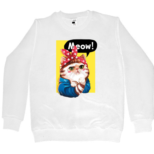 Kids' Premium Sweatshirt - Meow - Mfest