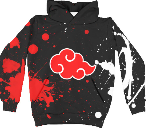 Kids' Hoodie 3D -  NARUTO UCHIHA - Mfest