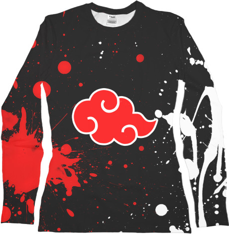 Women's Longsleeve Shirt 3D -  NARUTO UCHIHA - Mfest