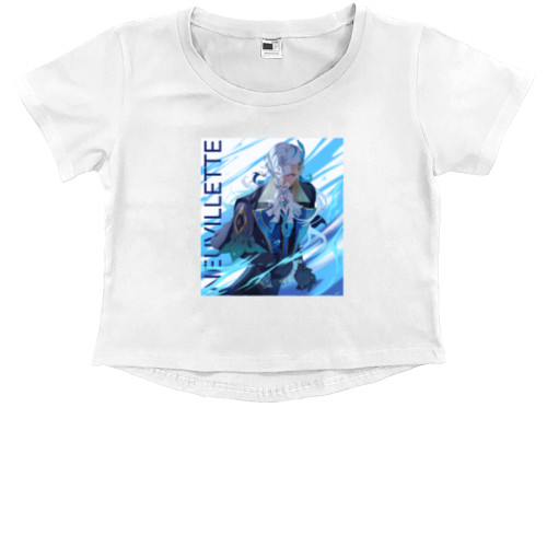 Kids' Premium Cropped T-Shirt - Neuvillette 2 - Mfest