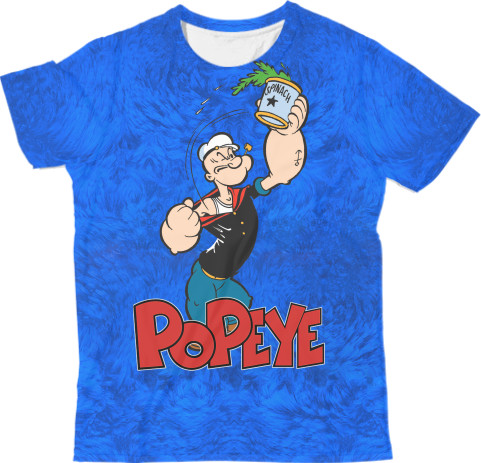 Man's T-shirt 3D - Popeye the Sailor - Mfest