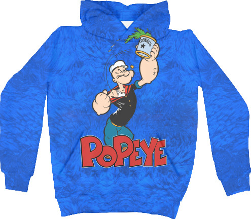 Unisex Hoodie 3D - Popeye the Sailor - Mfest