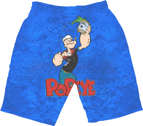 Men's Shorts 3D - Popeye the Sailor - Mfest