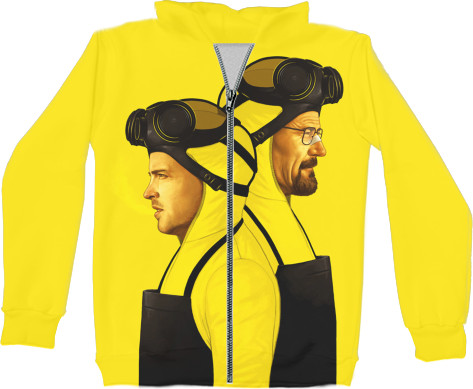 Unisex Zip-through Hoodie 3D - Breaking Bad 40 - Mfest