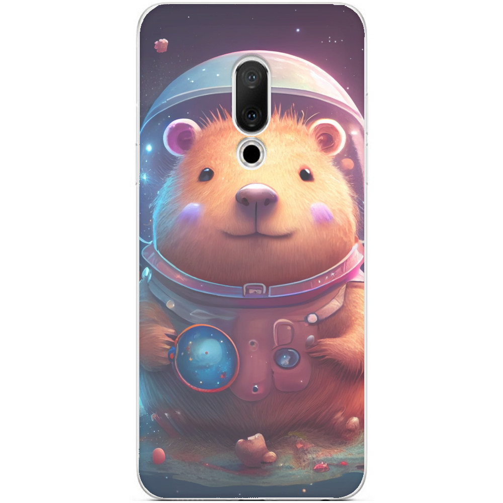 Чехол Meizu - Capybara astronaut - Mfest