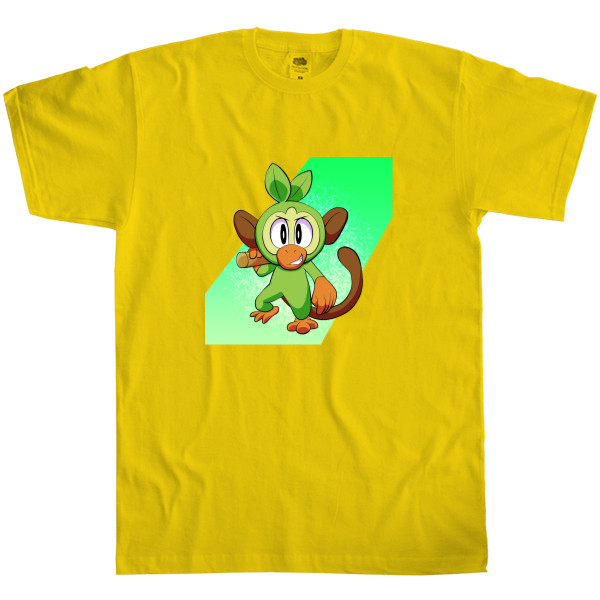 Men's T-Shirt Fruit of the loom - Pokemon Grookey - Mfest