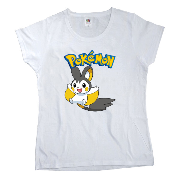 Women's T-shirt Fruit of the loom - Emolga Pokemon - Mfest