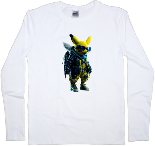 Men's Longsleeve Shirt - Pokemon Pikachu - Mfest