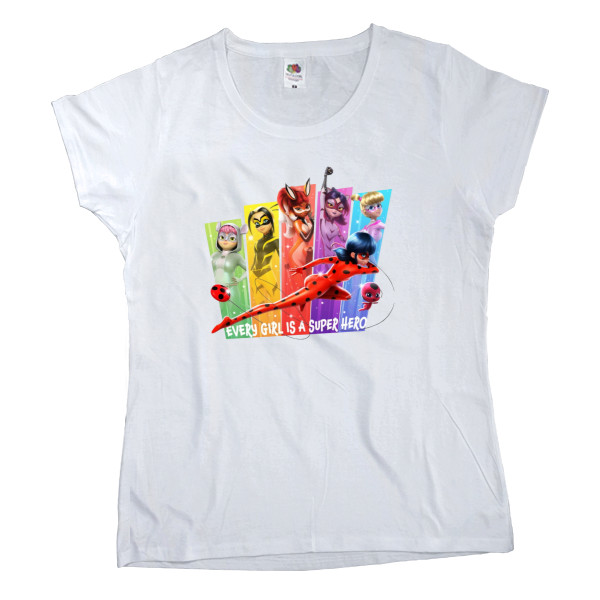 Women's T-shirt Fruit of the loom - lady bug 2 - Mfest