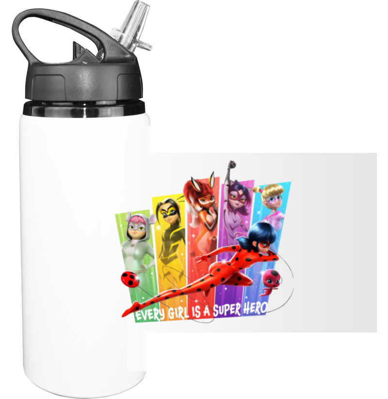 Sport Water Bottle - lady bug 2 - Mfest