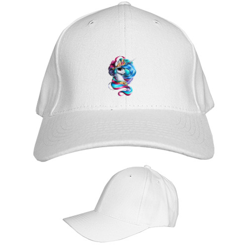 Kids' Baseball Cap 6-panel - unicorn 2 - Mfest