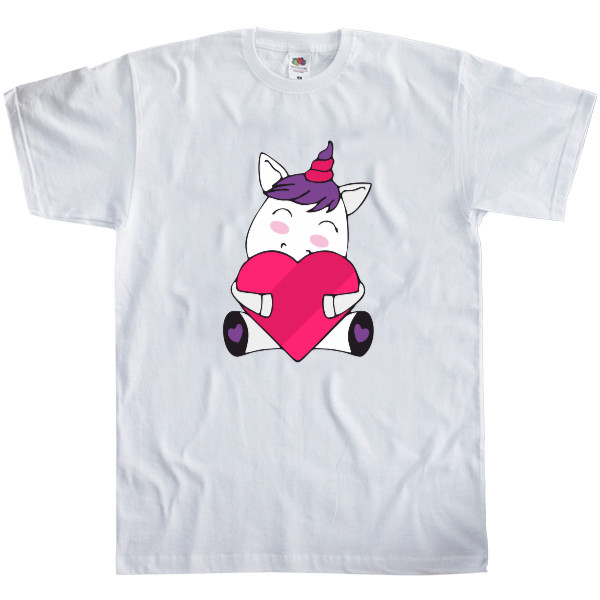 Kids' T-Shirt Fruit of the loom - unicorn 2 - Mfest