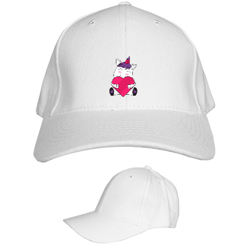 Kids' Baseball Cap 6-panel - unicorn 2 - Mfest