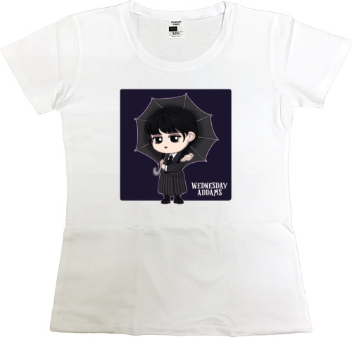 Women's Premium T-Shirt - Wednesday Addams 9 - Mfest