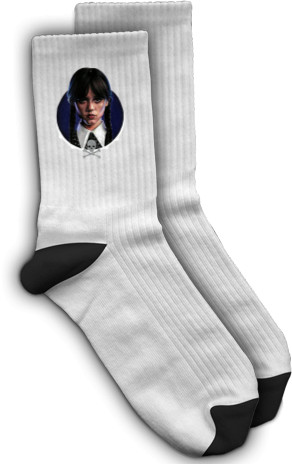 Socks - Wednesday Addams 9 - Mfest