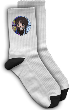 Socks - Wednesday Addams 8 - Mfest