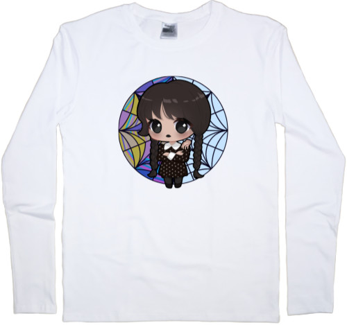 Kids' Longsleeve Shirt - Wednesday Addams 8 - Mfest