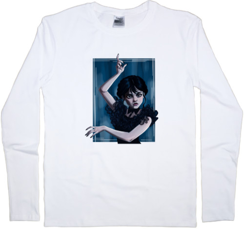 Men's Longsleeve Shirt - Wednesday Addams 8 - Mfest