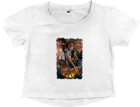 Women's Cropped Premium T-Shirt - The Last of Us - Mfest