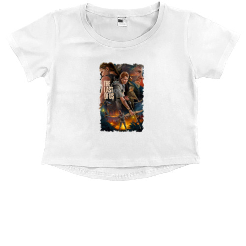 Kids' Premium Cropped T-Shirt - The Last of Us - Mfest