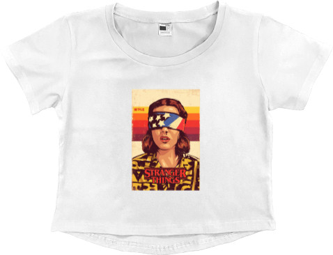 Women's Cropped Premium T-Shirt - Stranger Things 4 - Mfest