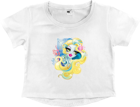 Women's Cropped Premium T-Shirt - monster high - Mfest