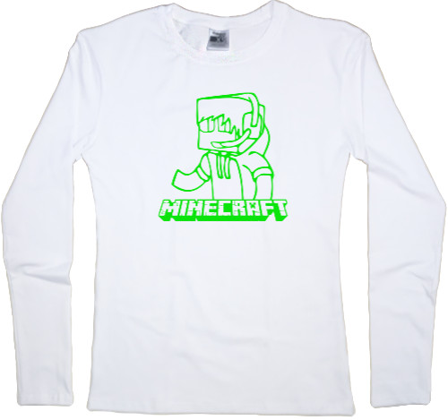 Women's Longsleeve Shirt - Minecraft 5 - Mfest