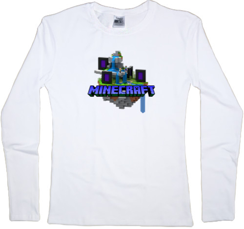 Women's Longsleeve Shirt - Minecraft 3 - Mfest