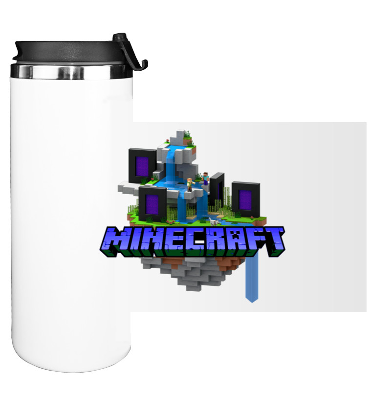 Water Bottle on Tumbler - Minecraft 3 - Mfest