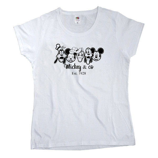 Women's T-shirt Fruit of the loom - Mickey - Mfest