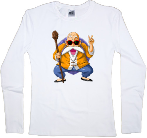 Women's Longsleeve Shirt - Master Roshi 2 - Mfest