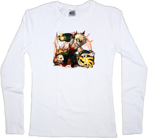 Women's Longsleeve Shirt - Katsuki Bakugo - Mfest