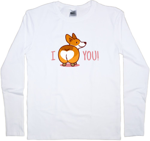 Men's Longsleeve Shirt - I love you - Mfest