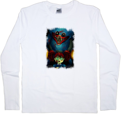 Men's Longsleeve Shirt - huggy wuggy 5 - Mfest