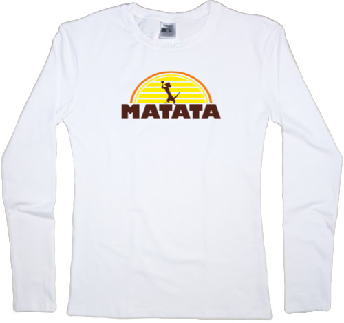 Women's Longsleeve Shirt - HAKUNA MATATA - Mfest