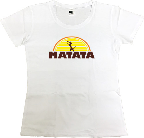 Women's Premium T-Shirt - HAKUNA MATATA - Mfest