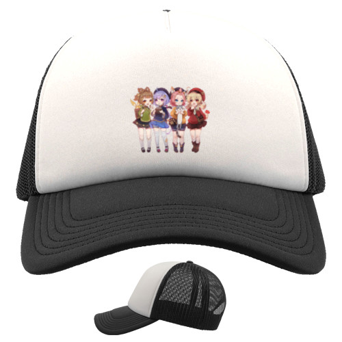 Kids' Trucker Cap - genshin impact 4 - Mfest