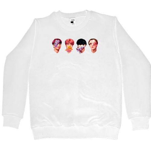 Kids' Premium Sweatshirt - flowers line bts - Mfest