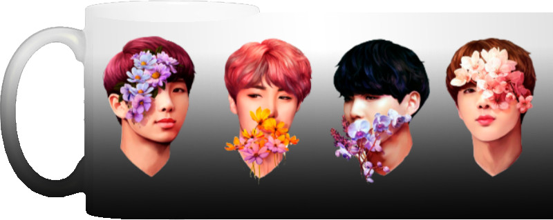 Flowers line bts