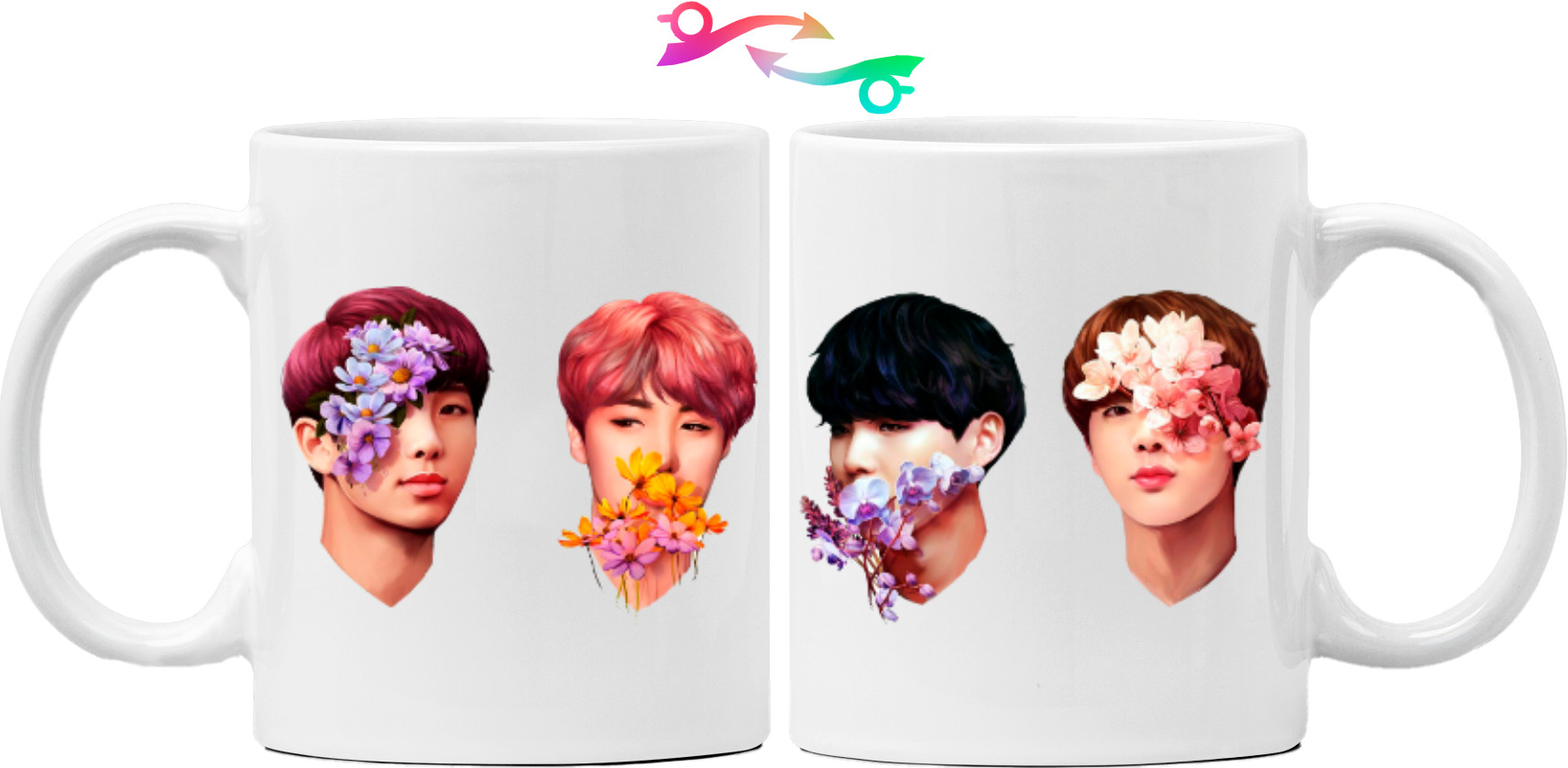 Flowers line bts