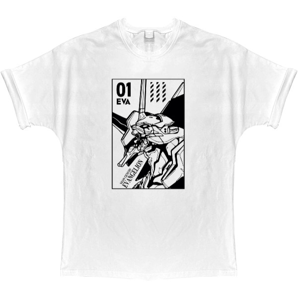 T-shirt Oversize - Evangelion 3 - Mfest