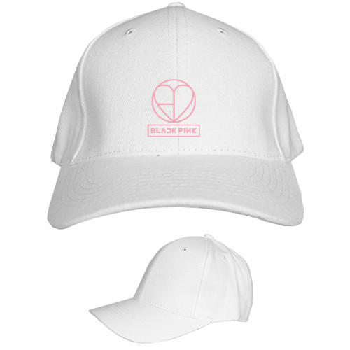 Kids' Baseball Cap 6-panel - blackpink logo 2 - Mfest